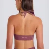 Sutien sport cu gât rotund și bretele încrucișate, elastic în patru direcții, în culoarea Acai Sutien sport cu gât rotund și bretele încrucișate, elastic în patru direcții, în culoarea Acai