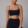Sutien sport cu spate încrucișat, negru Sutien sport cu spate încrucișat, negru