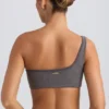 Sutien sport cu un singur umăr în culoarea Cărbune spălat Sutien sport cu un singur umăr în culoarea Cărbune spălat