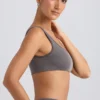 Sutien sport cu un singur umăr în culoarea Cărbune spălat Sutien sport cu un singur umăr în culoarea Cărbune spălat