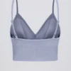 Sutien sport Define Luxe cu decolteu în V, albastru-gri Sutien sport Define Luxe cu decolteu în V, albastru-gri