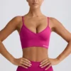 Sutien sport Define Luxe cu decolteu în V, culoare Berry Sutien sport Define Luxe cu decolteu în V, culoare Berry