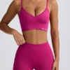 Sutien sport Define Luxe cu decolteu în V, culoare Berry Sutien sport Define Luxe cu decolteu în V, culoare Berry