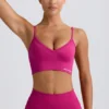 Sutien sport Define Luxe cu decolteu în V, culoare Berry Sutien sport Define Luxe cu decolteu în V, culoare Berry