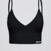 Sutien sport Define Luxe cu decolteu în V, negru Sutien sport Define Luxe cu decolteu în V, negru