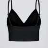 Sutien sport Define Luxe cu decolteu în V, negru Sutien sport Define Luxe cu decolteu în V, negru