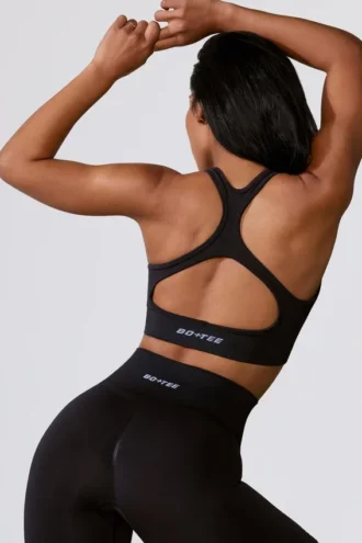 Sutien sport Define Luxe cu decupaje, negru Sutien sport Define Luxe cu decupaje, negru