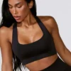Sutien sport Define Luxe cu decupaje, negru Sutien sport Define Luxe cu decupaje, negru
