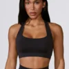 Sutien sport Define Luxe cu decupaje, negru Sutien sport Define Luxe cu decupaje, negru