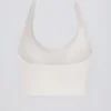 Sutien sport Define Luxe cu gât în V, alb Sutien sport Define Luxe cu gât în V, alb