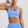 Sutien sport Define Luxe cu gât în V, albastru deschis Sutien sport Define Luxe cu gât în V, albastru deschis