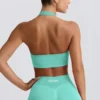 Sutien sport Define Luxe cu gât în V, culoare mentă Sutien sport Define Luxe cu gât în V, culoare mentă