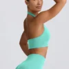 Sutien sport Define Luxe cu gât în V, culoare mentă Sutien sport Define Luxe cu gât în V, culoare mentă