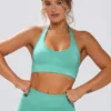 Sutien sport Define Luxe cu gât în V, culoare mentă Sutien sport Define Luxe cu gât în V, culoare mentă
