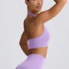 Sutien sport Define Luxe cu gât în V, în nuanța liliac Sutien sport Define Luxe cu gât în V, în nuanța liliac