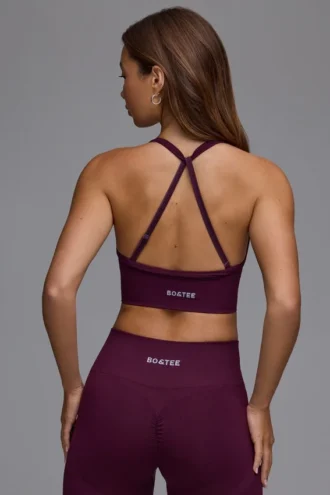 Sutien sport Define Luxe Multiway în culoarea Grape