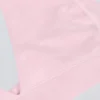 Sutien sport din jersey periat cu decolteu în V, în nuanța Pale Pink Marl Sutien sport din jersey periat cu decolteu în V, în nuanța Pale Pink Marl