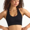 Sutien sport FlexiRib cu spate în formă de U, negru Sutien sport FlexiRib cu spate în formă de U, negru