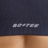 Sutien sport FlexiRib cu spate în formă de X, culoare Indigo Slate