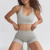 Sutien sport FlexiRib cu spate în formă de X, gri Sutien sport FlexiRib cu spate în formă de X, gri