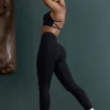 Sutien sport fără cusături, cu bretele, negru Sutien sport fără cusături, cu bretele, negru
