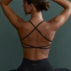 Sutien sport fără cusături, cu bretele, negru Sutien sport fără cusături, cu bretele, negru
