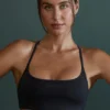 Sutien sport fără cusături, cu bretele, negru Sutien sport fără cusături, cu bretele, negru