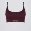Sutien sport fără cusături și fără spate Super Sculpt, în culoarea burgund Sutien sport fără cusături și fără spate Super Sculpt, în culoarea burgund