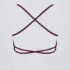 Sutien sport fără cusături și fără spate Super Sculpt, în culoarea burgund Sutien sport fără cusături și fără spate Super Sculpt, în culoarea burgund