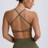 Sutien sport fără cusături și fără spate Super Sculpt în verde deschis Sutien sport fără cusături și fără spate Super Sculpt în verde deschis