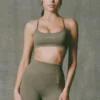 Sutien sport fără cusături și fără spate Super Sculpt în verde deschis Sutien sport fără cusături și fără spate Super Sculpt în verde deschis