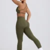 Sutien sport fără cusături și fără spate Super Sculpt în verde deschis Sutien sport fără cusături și fără spate Super Sculpt în verde deschis