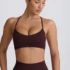 Sutien sport fără cusături Super Sculpt cu spate încrucișat, culoare ciocolată Sutien sport fără cusături Super Sculpt cu spate încrucișat, culoare ciocolată