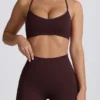 Sutien sport fără cusături Super Sculpt cu spate încrucișat, culoare ciocolată Sutien sport fără cusături Super Sculpt cu spate încrucișat, culoare ciocolată