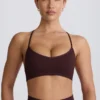 Sutien sport fără cusături Super Sculpt cu spate încrucișat, culoare ciocolată Sutien sport fără cusături Super Sculpt cu spate încrucișat, culoare ciocolată