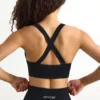 Sutien sport fără cusături Super Sculpt cu spate încrucișat, negru Sutien sport fără cusături Super Sculpt cu spate încrucișat, negru