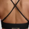 Sutien sport fără cusături Super Sculpt cu spate încrucișat, negru Sutien sport fără cusături Super Sculpt cu spate încrucișat, negru