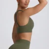 Sutien sport fără cusături Super Sculpt cu spate încrucișat, verde deschis Sutien sport fără cusături Super Sculpt cu spate încrucișat, verde deschis