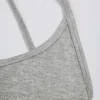 Sutien sport fără cusături Super Sculpt, fără spate, în gri melanj Sutien sport fără cusături Super Sculpt, fără spate, în gri melanj