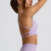Sutien sport fără cusături Super Sculpt, fără spate, în liliac deschis Sutien sport fără cusături Super Sculpt, fără spate, în liliac deschis