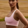 Sutien sport Soft Active Contrast în roz pudră Sutien sport Soft Active Contrast în roz pudră