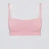 Sutien sport Soft Active Contrast în roz pudră Sutien sport Soft Active Contrast în roz pudră