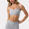 Sutien sport Soft Active cu bretele încrucișate la spate, în culoarea gri melanj Sutien sport Soft Active cu bretele încrucișate la spate, în culoarea gri melanj