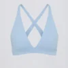 Sutien sport Soft Active cu bretele încrucișate pe spate, culoare albastru deschis Sutien sport Soft Active cu bretele încrucișate pe spate, culoare albastru deschis