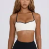Sutien sport Soft Active cu decolteu în formă de inimă, alb Sutien sport Soft Active cu decolteu în formă de inimă, alb