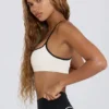 Sutien sport Soft Active cu decolteu în formă de inimă, alb Sutien sport Soft Active cu decolteu în formă de inimă, alb
