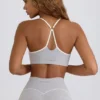Sutien sport Soft Active cu decolteu în formă de inimă, în culoarea gri melanj Sutien sport Soft Active cu decolteu în formă de inimă, în culoarea gri melanj