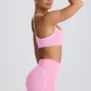 Sutien sport Soft Active cu decolteu în formă de inimă, în roz pal Sutien sport Soft Active cu decolteu în formă de inimă, în roz pal