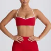 Sutien sport Soft Active cu decolteu în formă de inimă, roșu aprins Sutien sport Soft Active cu decolteu în formă de inimă, roșu aprins