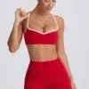 Sutien sport Soft Active cu decolteu în formă de inimă, roșu aprins Sutien sport Soft Active cu decolteu în formă de inimă, roșu aprins